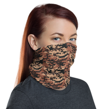 Brown Camo Neck Gaiter Masks by Design Express