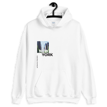 S New York Coordinates Unisex White Hoodie by Design Express