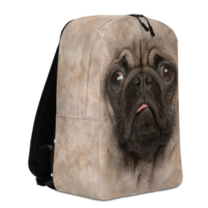 Pug Puppy Dog Minimalist Backpack by Design Express