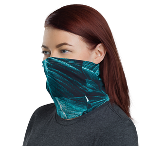 Turquoise Leaf Neck Gaiter Masks by Design Express