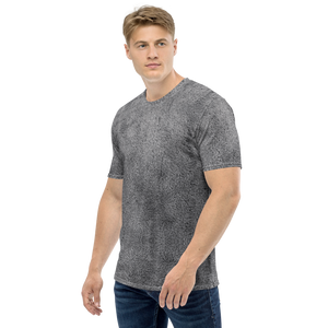 Soft Grey Fur Men's T-shirt by Design Express