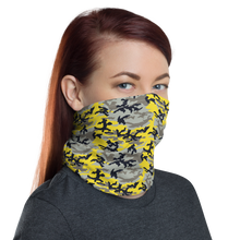 Stinger Yellow Camo Neck Gaiter Masks by Design Express