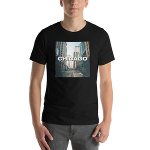 Black / XS Chicago Unisex T-Shirt by Design Express