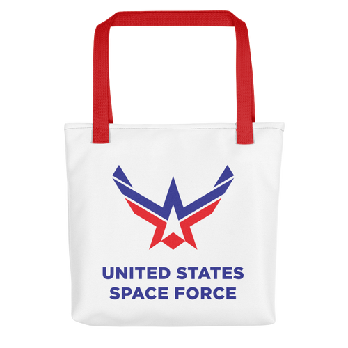 Red United States Space Force Tote bag Totes by Design Express