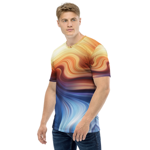 Canyon Swirl Men's T-shirt by Design Express