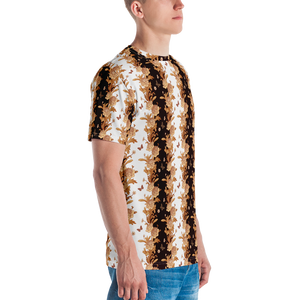 Gold Baroque Men's T-shirt by Design Express