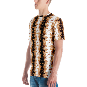 Gold Baroque Men's T-shirt by Design Express