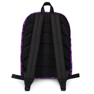 Purple Leopard Print Backpack by Design Express