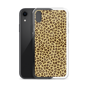 Yellow Leopard Print iPhone Case by Design Express