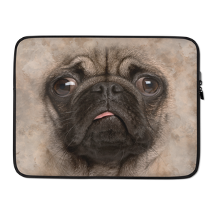 15 in Pug Dog Laptop Sleeve by Design Express