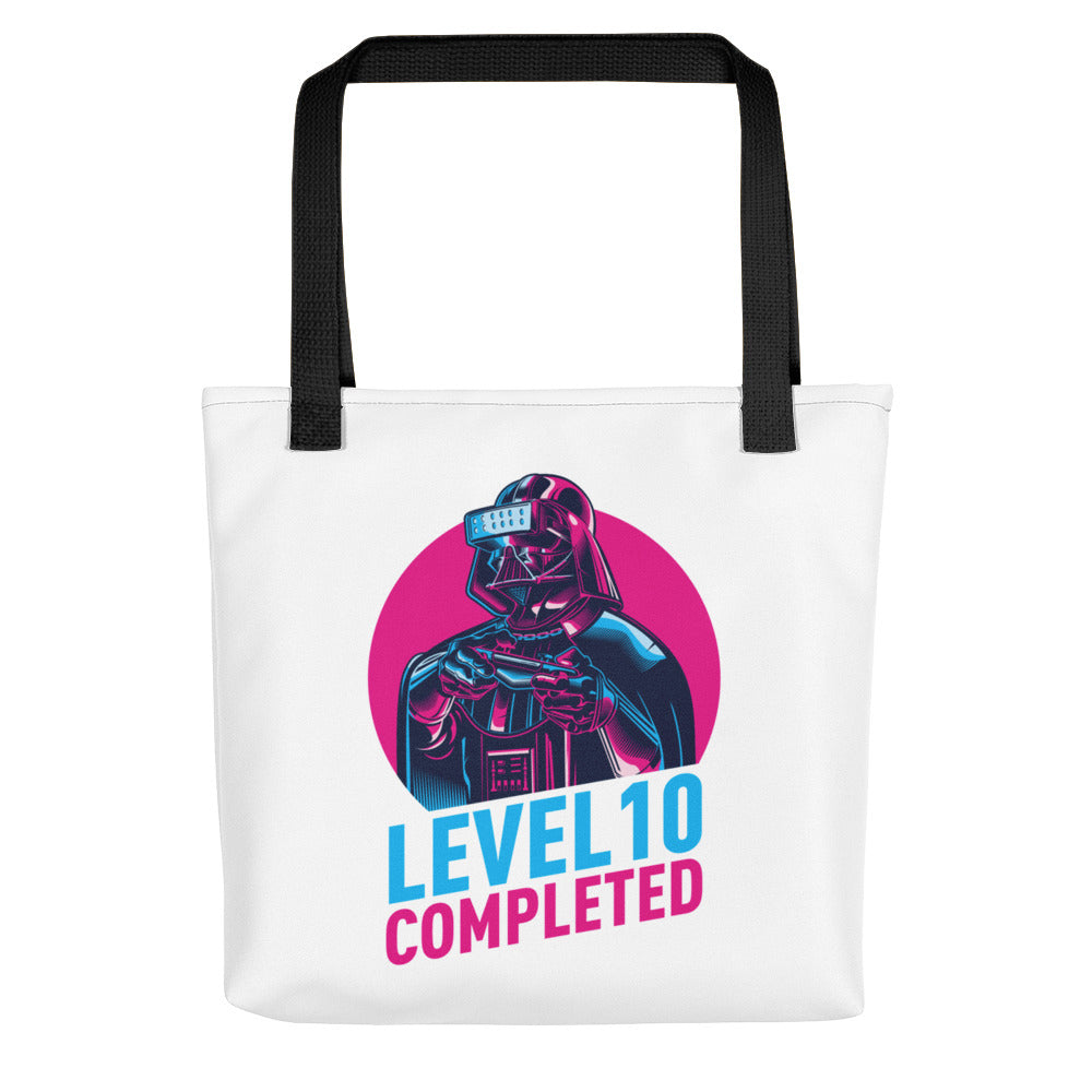 Black Darth Vader Level 10 Completed Tote bag Totes by Design Express