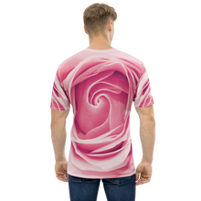 Pink Rose Men's T-shirt by Design Express