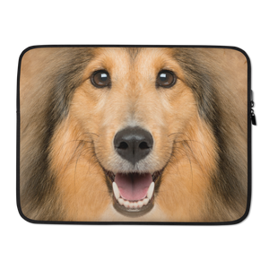 15 in Shetland Sheepdog Laptop Sleeve by Design Express