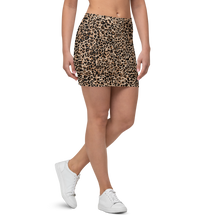 Golden Leopard Mini Skirt by Design Express