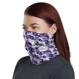 Ultraviolet Camo Neck Gaiter Masks by Design Express