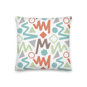 18×18 Soft Geometrical Pattern 02 Premium Pillow by Design Express