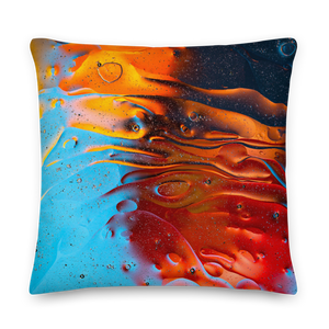 Abstract 01 Premium Square Pillow by Design Express