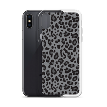 Grey Leopard Print iPhone Case by Design Express