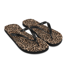 Golden Leopard Flip-Flops by Design Express