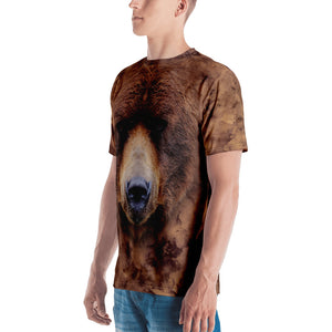 Grizzly 02 "All Over Animal" Men's T-shirt All Over T-Shirts by Design Express