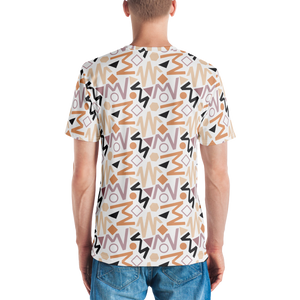 Soft Geometrical Pattern Men's T-shirt by Design Express