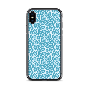 iPhone X/XS Teal Leopard Print iPhone Case by Design Express