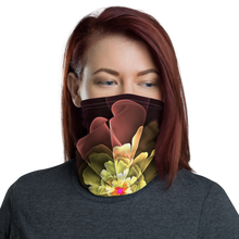 Default Title Abstract Flower 04 Neck Gaiter Masks by Design Express