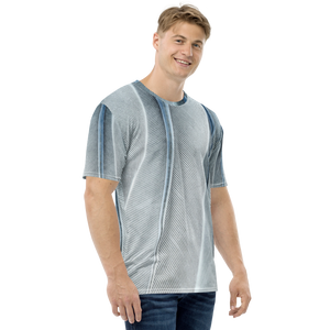 White Feathers Texture Men's T-shirt by Design Express