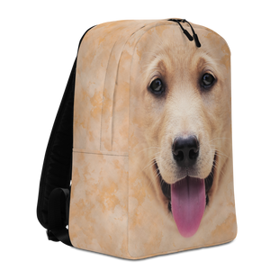 Yellow Labrador Dog Minimalist Backpack by Design Express