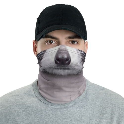 Default Title Racoon Face Neck Gaiter Masks by Design Express