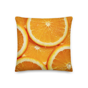 Sliced Orange Premium Pillow by Design Express