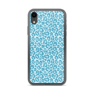 iPhone XR Teal Leopard Print iPhone Case by Design Express