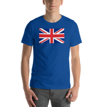 True Royal / S United Kingdom Flag "Solo" Short-Sleeve Unisex T-Shirt by Design Express