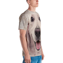 Golden Retriever "All Over Animal" Men's T-shirt All Over T-Shirts by Design Express