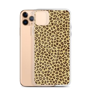 Yellow Leopard Print iPhone Case by Design Express