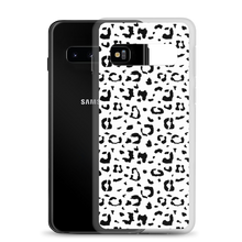 Black & White Leopard Print Samsung Case by Design Express