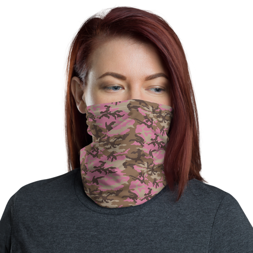 Default Title Pink Forest Neck Gaiter Masks by Design Express