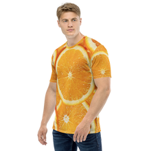 Sliced Orange Men's T-shirt by Design Express