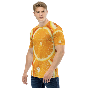 Sliced Orange Men's T-shirt by Design Express