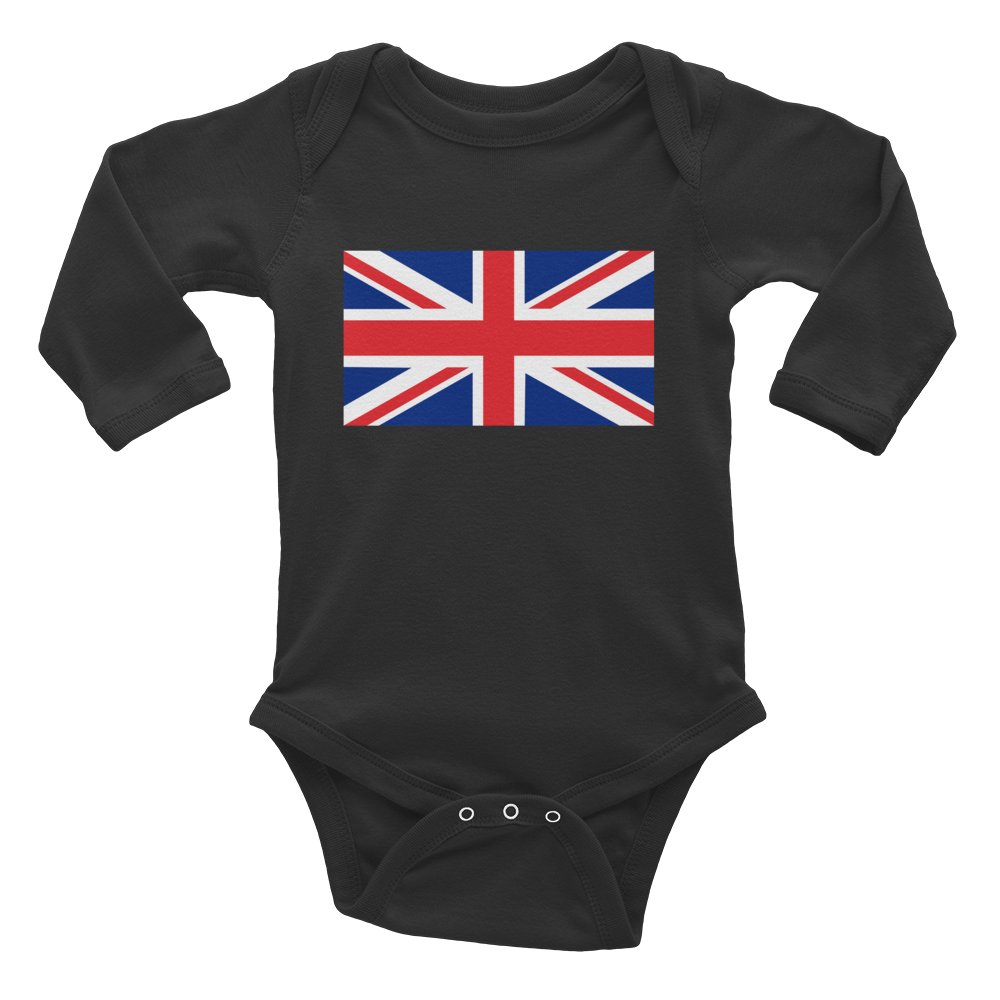 Black / 6M United Kingdom Flag 