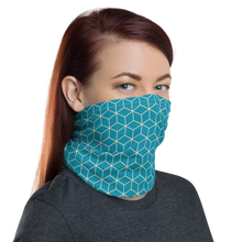 Diamond Turquoise Pattern Neck Gaiter Masks by Design Express