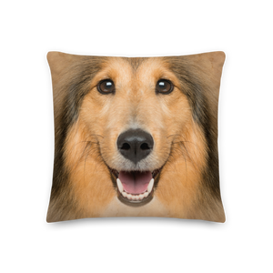 18×18 Shetland Sheepdog Premium Pillow by Design Express