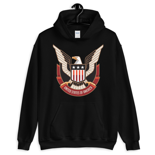 S Eagle USA Unisex Hoodie by Design Express