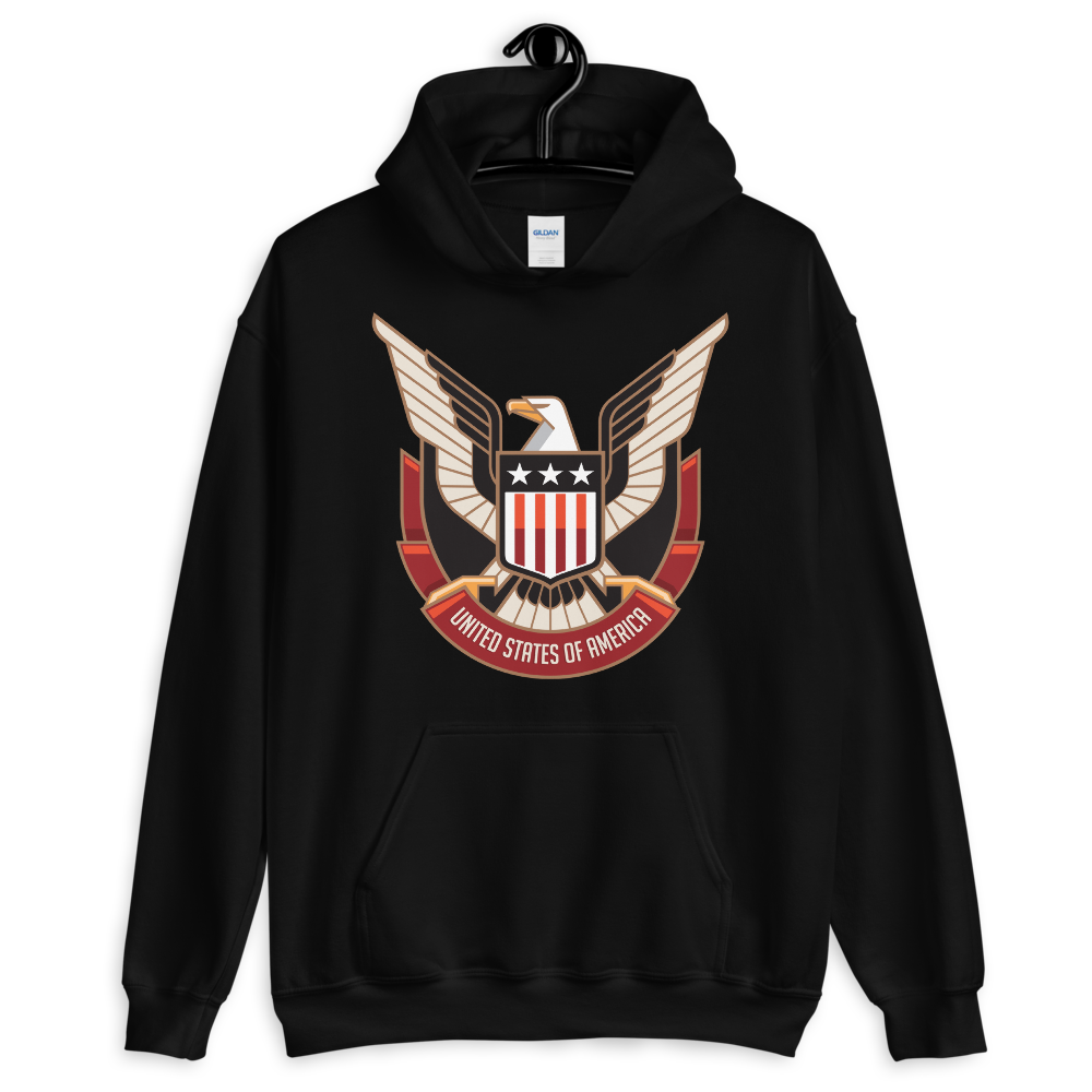 S Eagle USA Unisex Hoodie by Design Express