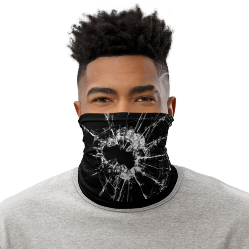 Default Title Broken Glass Neck Gaiter Masks by Design Express