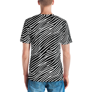 Zebra Print Men's T-shirt by Design Express