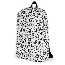 Black & White Leopard Print Backpack by Design Express