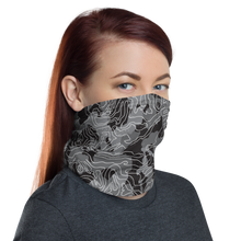 Grey Black Camoline Neck Gaiter by Design Express