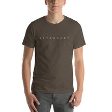 Army / S Extrovert Short-Sleeve Unisex T-Shirt by Design Express