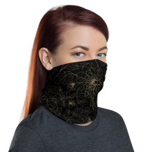 Golden Floral Neck Gaiter by Design Express